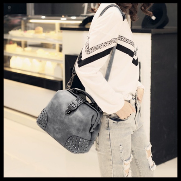 NEW HELENA Studded Tote Crossbody - Picture 2 of 8